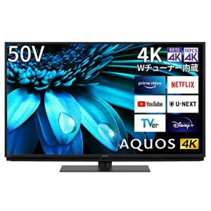 シャープ 50V型 4K 液晶 テレビ AQUOS 4T-C50EL1 Google TV Dolby Atmos (2022年モデル) 回転式スタンド｜wellvy-mall