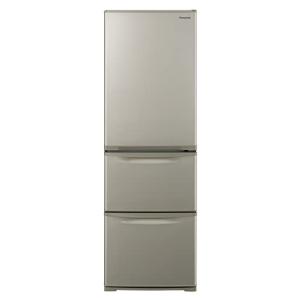 パナソニック 冷蔵庫 幅59cm 365L グレイスゴールド NR-C372N-N 3ドア 右開き 野菜室が真ん中