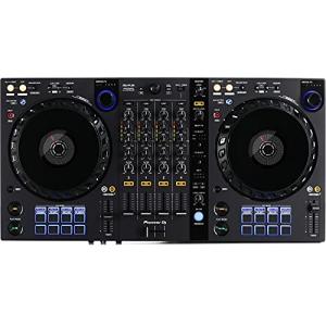 パイオニアDJ DDJ-FLX 6 4デッキ・レコードボックスとセラートDJコントローラー