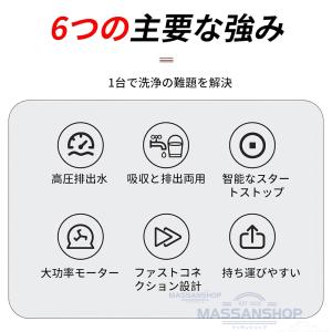 高圧洗浄機 業務用 1800W 17MPa 水...の詳細画像1