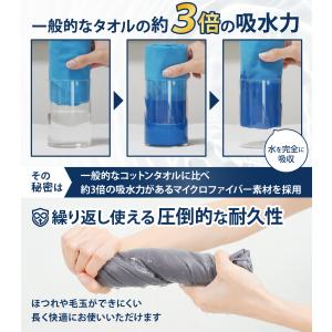 速乾タオル スポーツタオル 旅行 登山 超軽量...の詳細画像3