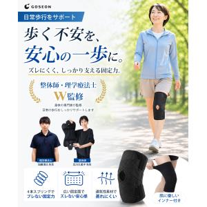 膝サポーター 薄手 蒸れない インナー付き 【...の詳細画像1
