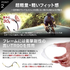 交換用フレーム サングラス メンズ スポーツサ...の詳細画像5