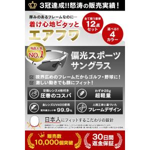 スポーツサングラス サングラス 偏光サングラス...の詳細画像2