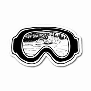 SKIGOGGLES　STICKERSNORTHWEST（ステッカーノースウエスト）（スキーゴーグル）　----｜west-shop