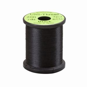 UNI8／0200yds.ユニスレッド　UNI（ユニ）（UNI-THREAD8/0200Y）-ブラック