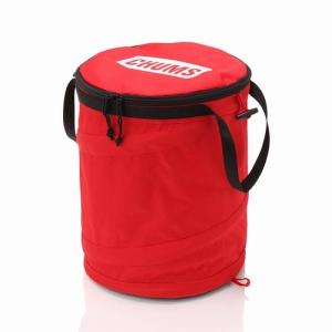 CHUMSLogoPopUpTrashCan　CHUMS（チャムス）（チャムスロゴポップアップトラッシュカン）-Red｜west-shop