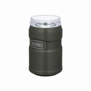 保冷缶ホルダー350ml　THERMOS（サーモス）-カーキ｜west-shop