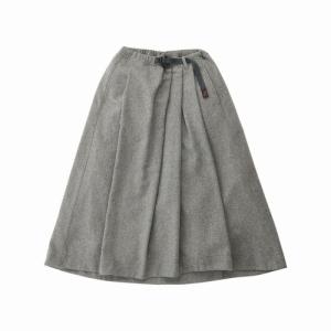 WOOLTALECUTSKIRT（レディース）　Gramicci（グラミチ）-LT.GREY｜west-shop