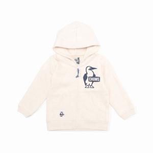 Kid’sBoobyLogoZipParka　CHUMS（チャムス）（キッズブービーロゴジップパーカー）-HNatural×Navy｜west-shop