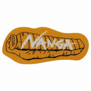 NANGA×USHIODAHIROAKISTICKER　NANGA（ナンガ）（ナンガ×ウシオダヒロアキステッカー）-LEVEL8(オレンジ)｜west-shop