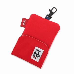 RecycleRetractorKeyHolder　CHUMS（チャムス）（リサイクルリトラクターキーホルダー）-Red｜west-shop
