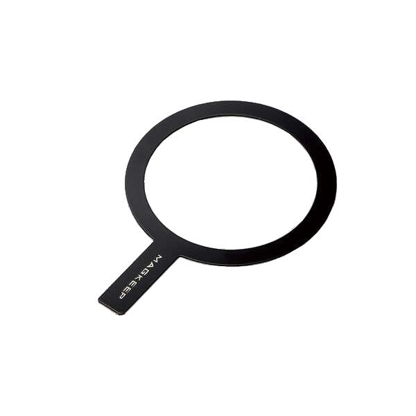 エレコム メタルリングステッカー MAGKEEP AMS-MAGSTBK ワイヤレス充電 ブラック