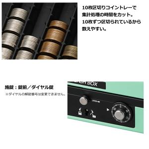 カール事務機 キャッシュボックス CB-825...の詳細画像4