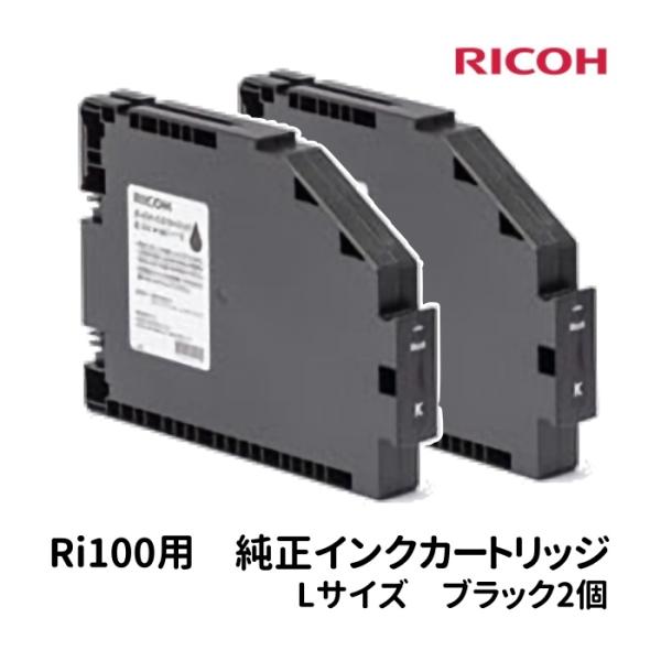 RICOH ガーメント インクカートリッジK 2個セット ハイイールド タイプ1 515878 ブラ...