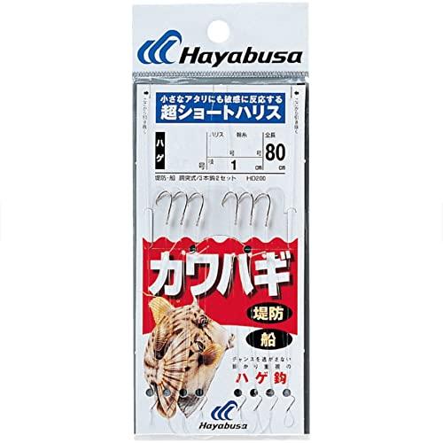 ハヤブサ(Hayabusa) 皮ハギ 超ショートハリスハゲ鈎 5-3 HD200-5-3