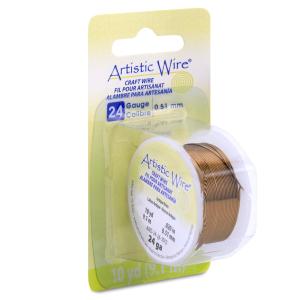 Artistic Wire Beadalon antique brass#24(0.5)x約9.1M AWD-24-24-10YD｜westbay-link