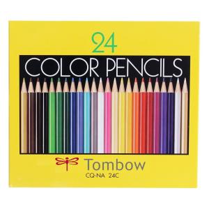 トンボ鉛筆 色鉛筆 NA 24色 紙箱入 CQ-NA24C 色鉛筆の商品画像