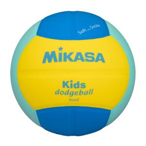 ミカサ(MIKASA) スマイルドッジボール 2号 160ｇ 青/黄/緑 SD20-YLG 推奨内圧0.10~0.15(kgf/?)｜westbay-link