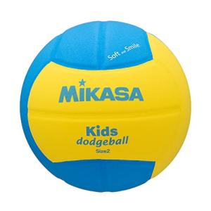 ミカサ(MIKASA) スマイルドッジボール 2号 160ｇ 黄/青 SD20-YBL 推奨内圧0.10~0.15(kgf/?)｜westbay-link