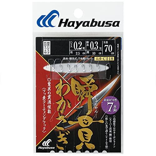 ハヤブサ(Hayabusa) C218 瞬貫わかさぎ 秋田キツネ型 7本鈎 0.8-0.2