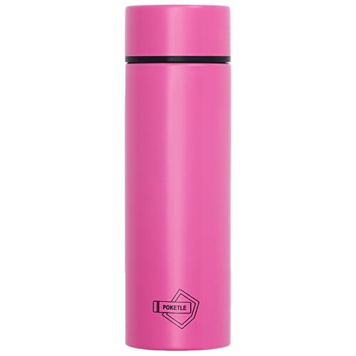 ポケトル 水筒 マグボトル スリムボトル 120mL ステンレス製 ピンク