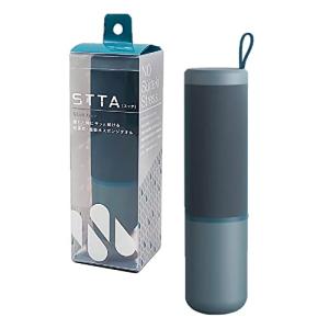 アイオン STTA 超速乾 超吸水 スティック型 スポンジタオル ダークブルー コンパクト 携帯用 日本製 1本入の商品画像