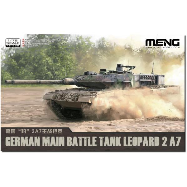 モンモデル 1/72 ドイツ軍 主力戦車 レオパルト2 A7 プラモデル M72-002 成型色