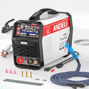 ANDELI 100V/200V 200A TIG溶接機 TIG/アーク溶接/CLEAN/パルス L...