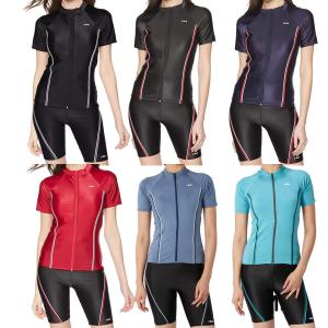 半袖フルジップタンキニ水着  フィットネス　スポーツジム　レディース水着 メール便 対応 配送指定不可 FILAフィラ  319-205-1