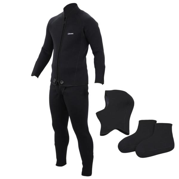 エクセルX'SELL　 LFC-509　 ウェットスーツ4点セット（3.5mmパイル地）