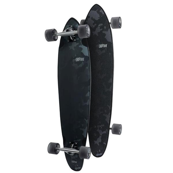 OB FIVE オービーファイブ　 LONGBOARDS 38"  BLACK OPS   ロングス...