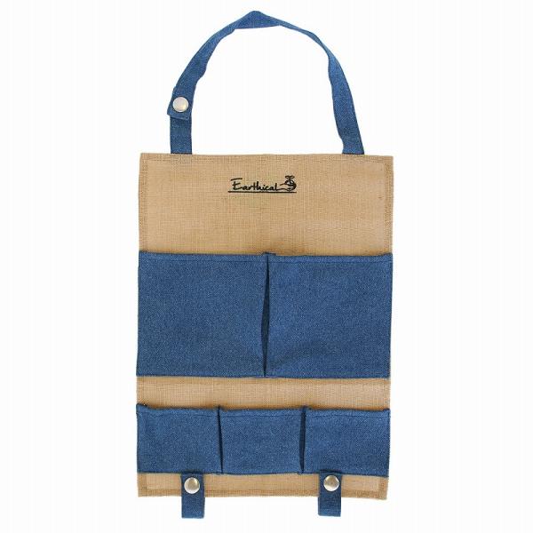 TMC ジュート&amp;デニム　ウォールポケット