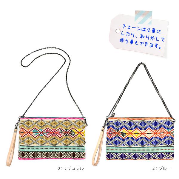 TMC クラッチバッグ ネオンステッチ