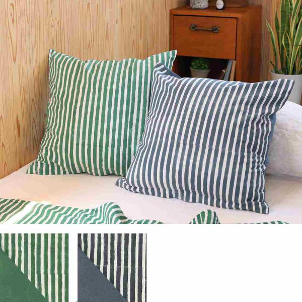 TMC　 クッションカバー ブロックストライプ　  11724-883　インテリア　