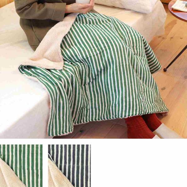 TMC　 ブランケット ブロックストライプ　  11724-006　ひざ掛け　