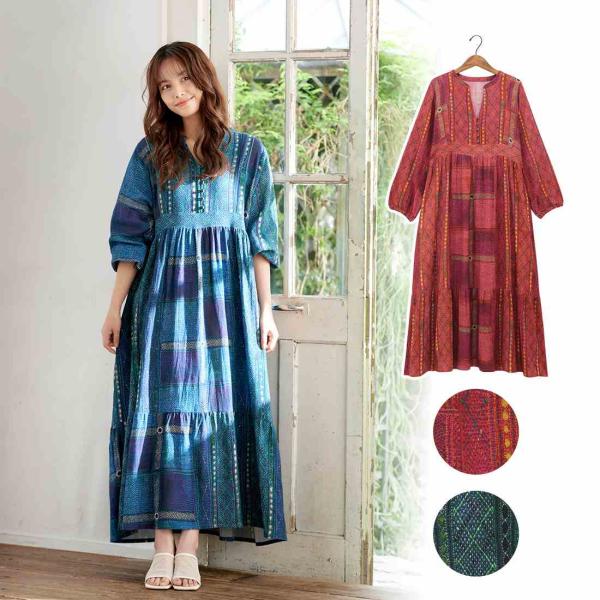 TMC　 【Shanti Shanti】ワンピース バンジャラ　 43025-160　レディースロン...