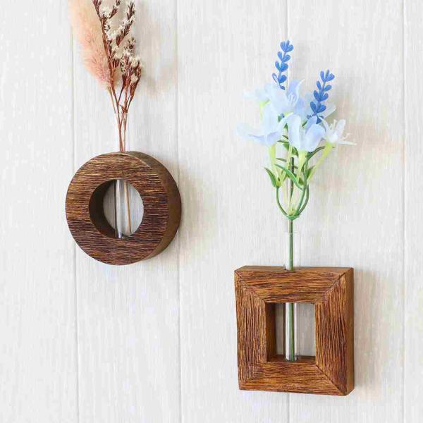TMC　 ウッドフラワーベース ミニ　 10725-890　花瓶　壁掛け