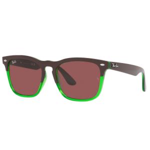 レイバン Ray-Ban  STEVE  RB4487F 663469 54  DARK BROWN ON TRANSP GREEN   サングラス｜westcoast