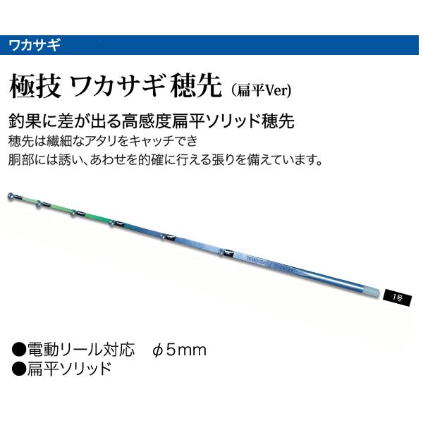 PRO TRUSTプロトラスト　極技　ワカサギ　替え穂先HS扁平　1-30cm　ブルー　056916