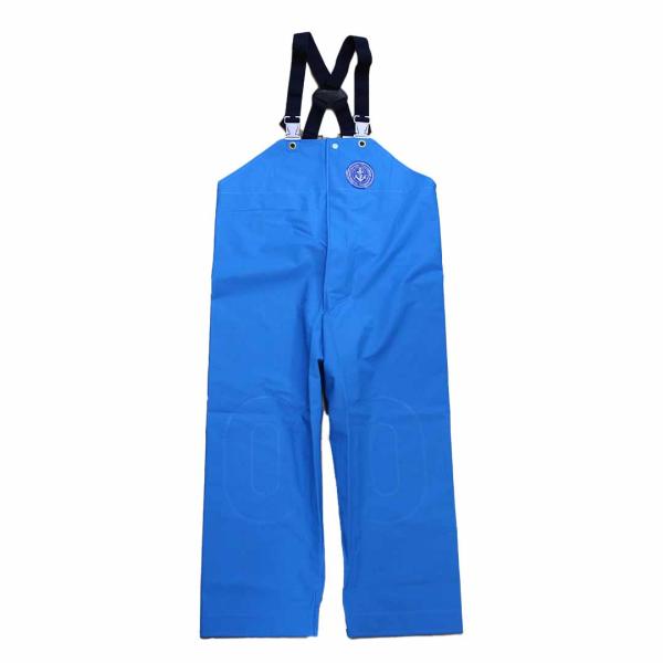 クラフテル　 フィッシャーマン　 レインウェア胸付ズボン前開き　 ブルー　漁師 漁業 水産 合羽 カ...