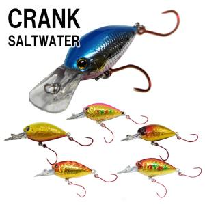 クランクベイト 4g 1/8oz 5色セット ケース付き バス 釣り ルアー
