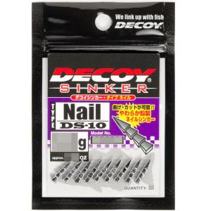 カツイチ DECOY  デコイシンカー　タイプネイル  SINKER TYPE NAIL DS-10  釣り具小物　アクセサリー ネイルシンカー｜westcoast