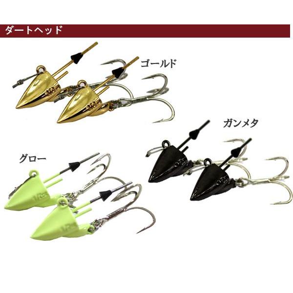 AQUA WAVEアクア ウェーブ　 SPARK HEAD　5/8oz　 ダートヘッド　タチウオ・ラ...