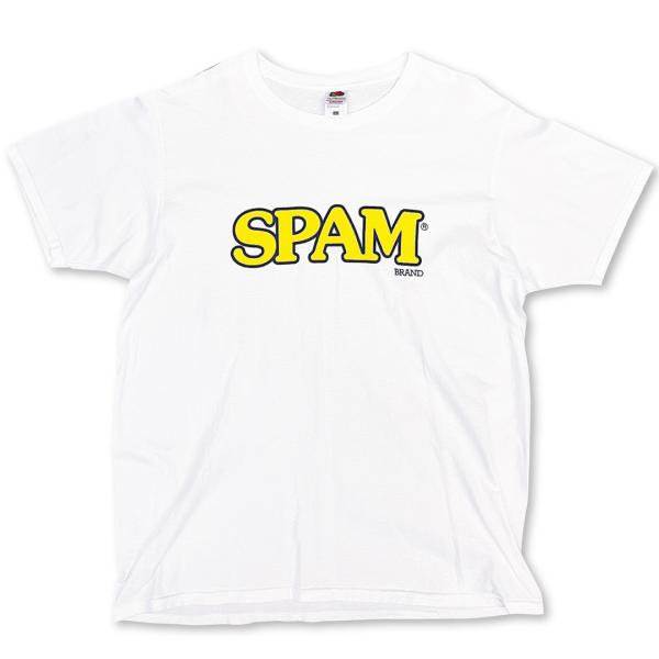T-shirt SPAM LOGO YELLOW　 Tシャツ スパム ロゴ　 半袖Tシャツ　メンズ ...