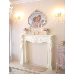 輸入家具 プリンセス家具 マントルピース リボン : ウエストハウス