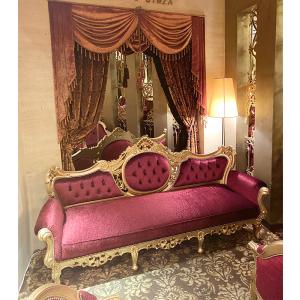 ビンテージ40's50's○メキシカンラグ約222cm × 約160cm○240911m1-rug