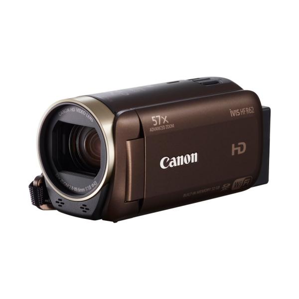 Canon デジタルビデオカメラ iVIS HF R62 光学32倍ズーム ブラウン IVISHFR...