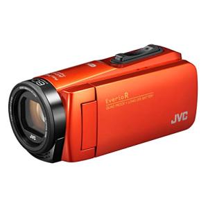 JVCKENWOOD JVC ビデオカメラ Everio R 防水 防塵 Wi-Fi 64GB内蔵メモリー ブラッドオレンジ GZ-RX680-D｜westmoon
