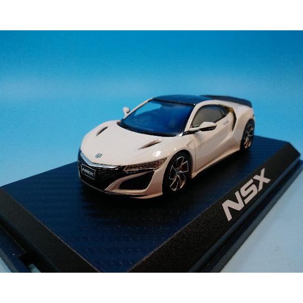 ホンダコムテック 1/43 ホンダ NSX  NC1 130Rホワイト/カーボントップ ディーラーモ...